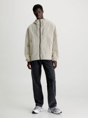 Nylon Twill Hooded Windbreaker Calvin Klein® | J30J324661PED
