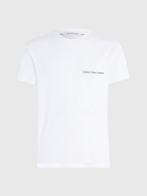 Slim Ribbed Cotton T-shirt Calvin Klein® | J30J324676YAF