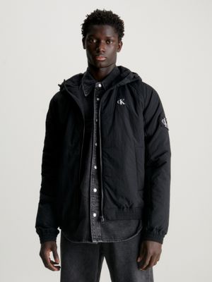 Calvin klein men's clearance hooded jacket