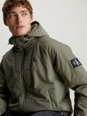 Padded Hooded Nylon Jacket Calvin Klein®