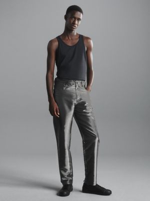 90's Loose Metallic Trousers Calvin Klein®