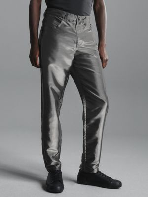 Black store metallic jeans