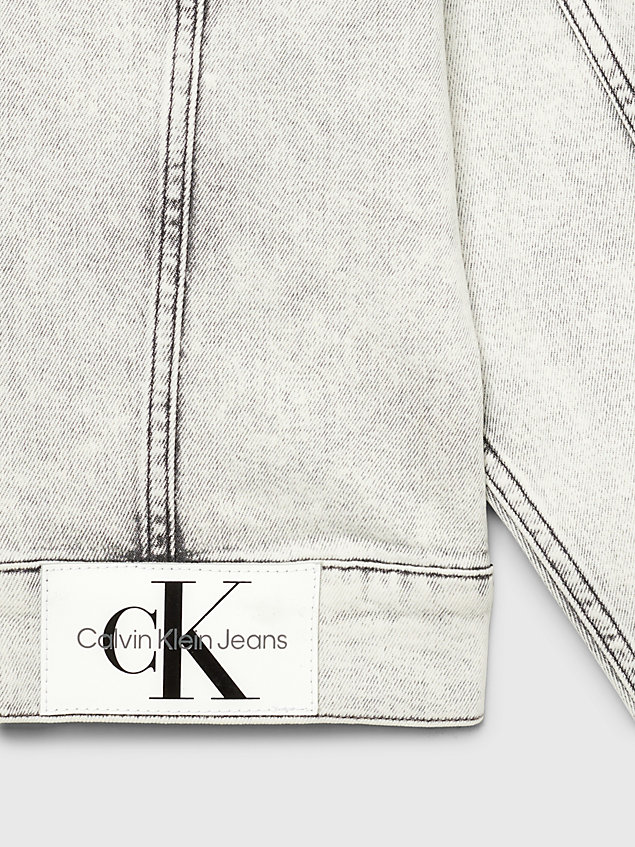 denim kurtka jeansowa oversize dla mężczyźni - calvin klein jeans