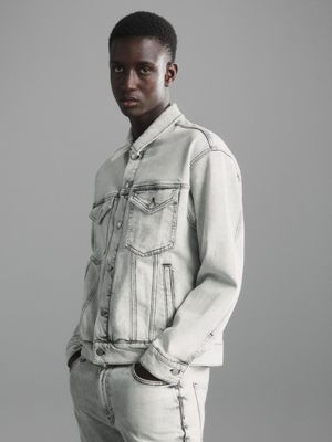 Veste en jean discount homme calvin klein