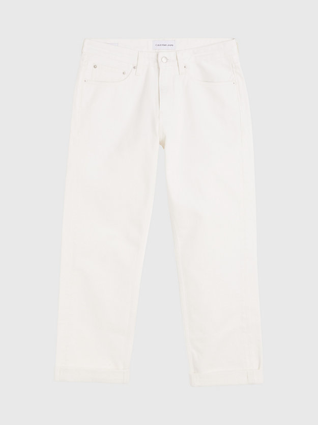 denim light jeansy straight w stylu lat 90. dla mężczyźni - calvin klein jeans