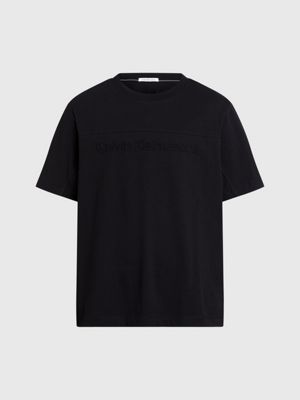 Plus T-shirt Embossed J30J324802BEH Calvin Klein® Logo | Size