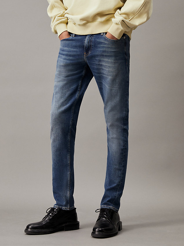 slim jeans denim de hombres calvin klein jeans