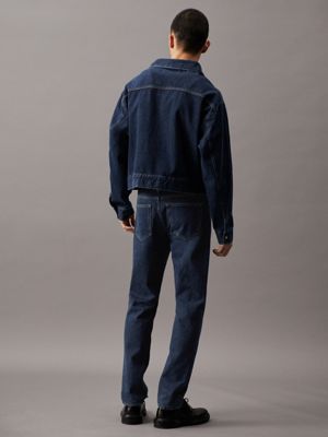 jean straight authentique denim pour hommes calvin klein jeans