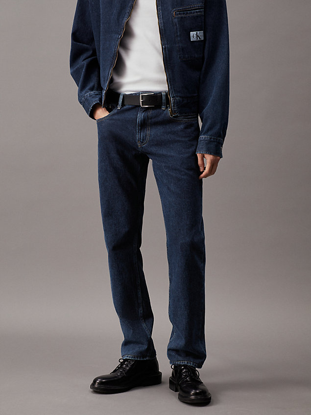 authentic straight jeans denim da uomini calvin klein jeans