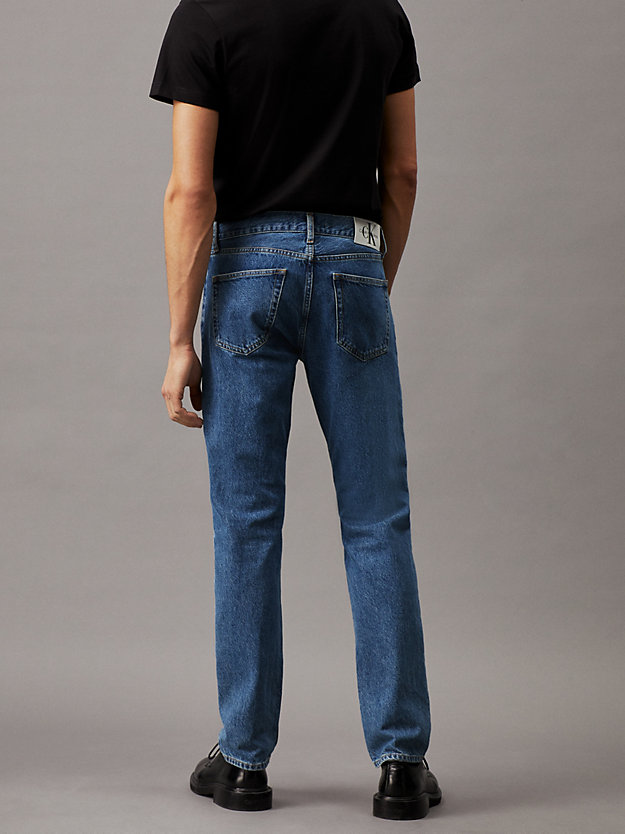 jean straight authentique denim medium pour hommes calvin klein jeans
