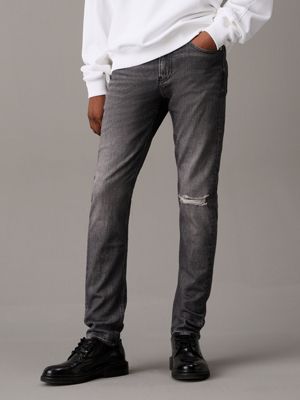 jean slim tapered denim pour hommes calvin klein jeans