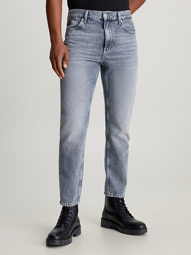 jean dad denim grey pour hommes calvin klein jeans