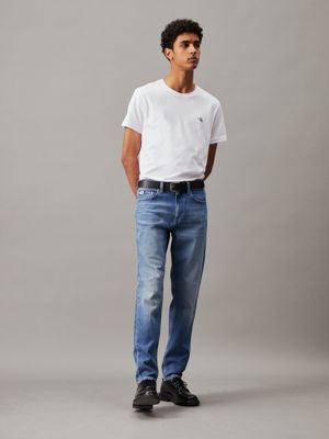 jean tapered denim pour hommes calvin klein jeans