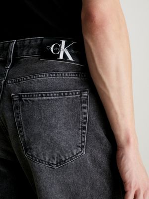 denim black tapered jeans for men calvin klein jeans