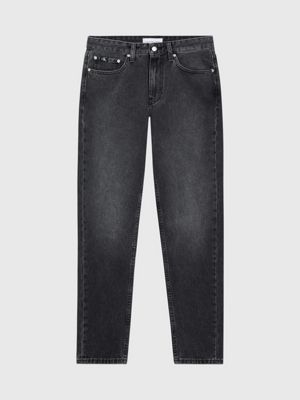 Black shop tapered jeans