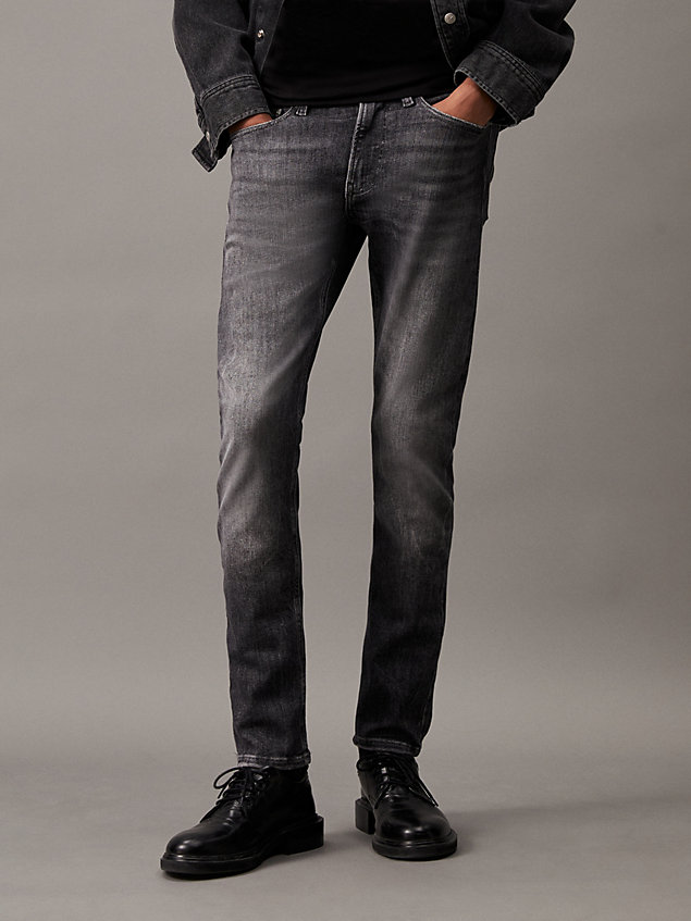 denim skinny jeans voor heren - calvin klein jeans