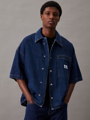 Men s Denim Shirts Singles Day Calvin Klein