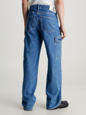 jean cargo 90's loose denim pour hommes calvin klein jeans
