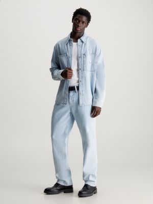 Light denim shirt outlet men