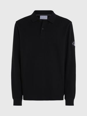 Stone island polo heren lange mouw hot sale