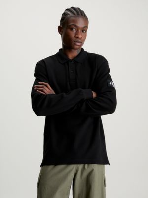Men\'s Polo Shirts - Long-sleeve & More | Calvin Klein®
