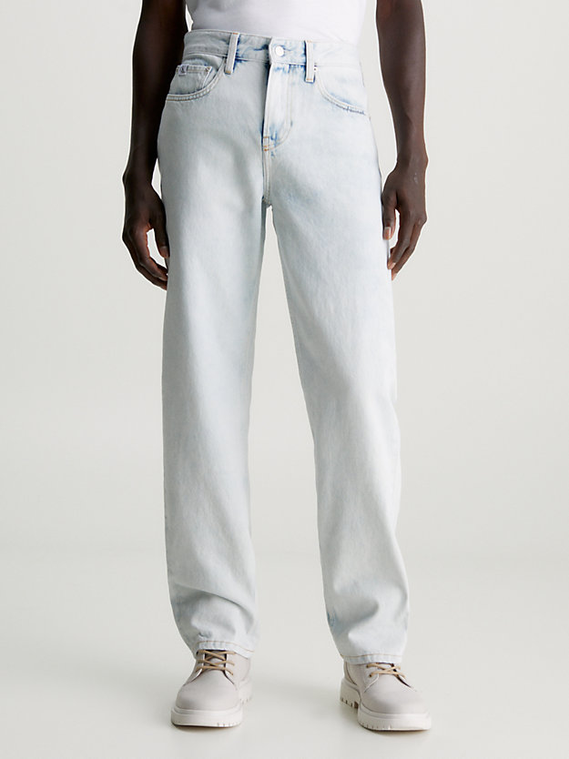denim light 90's straight jeans for men calvin klein jeans