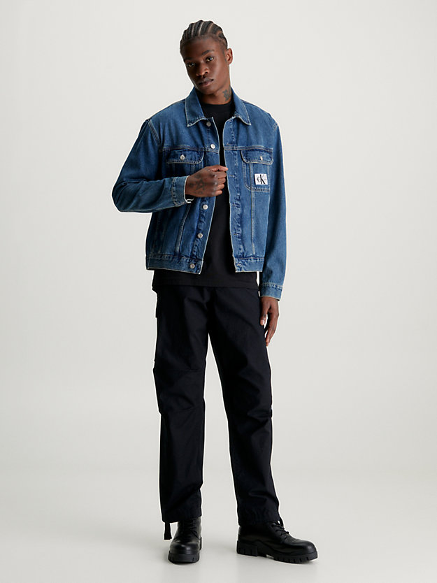 denim medium 90's denim jacket for men calvin klein jeans