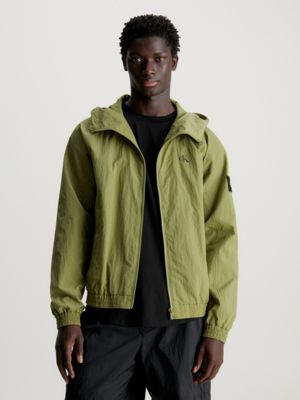 Calvin klein 2025 nylon hooded jacket