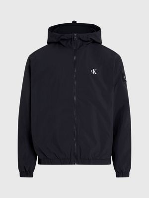 Relaxed Hooded Nylon Windbreaker Calvin Klein® | J30J325106BEH