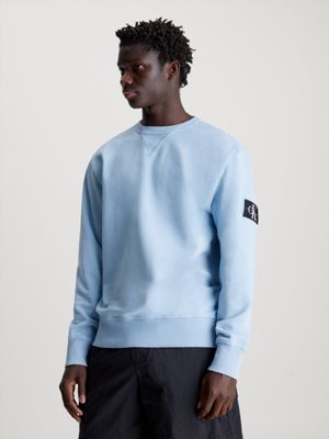 Light blue hot sale men's sweatshirt