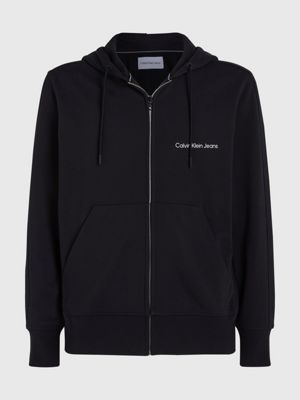 Calvin klein hoodie zip sale