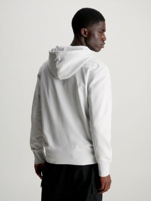 Calvin klein grey zip hotsell up hoodie