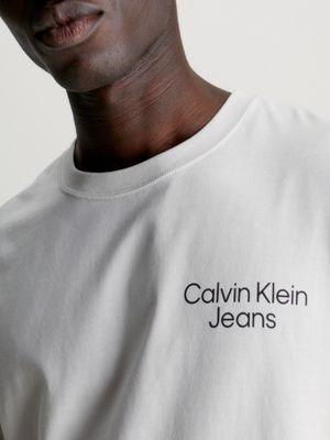 Calvin Klein Space Dye Logo Mod Comf T-shirt - T-Shirts 