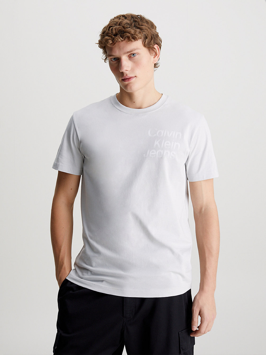 LUNAR ROCK T-Shirt Con Logo undefined Uomini Calvin Klein