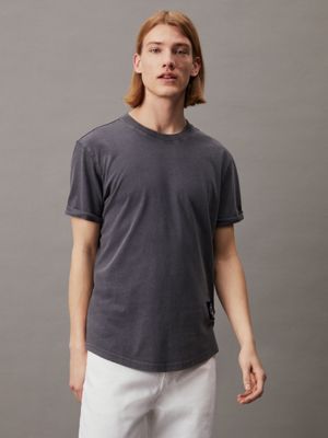 T-shirts Calvin Klein Jeans Logo Tape T-Shirt Mercury Grey