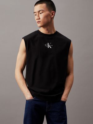 Fitted Monogram Tank Top Calvin Klein®