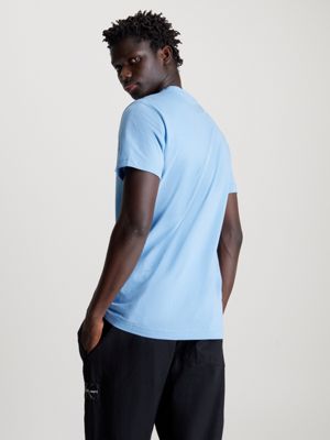 Calvin Klein Blue Cotton Men's T-Shirt main image 1