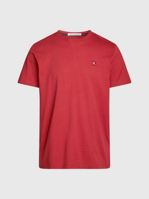 Red calvin klein clearance tshirt