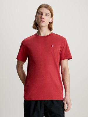 Calvin Klein T-shirt Men's size Large Red RN36543 CA 50900