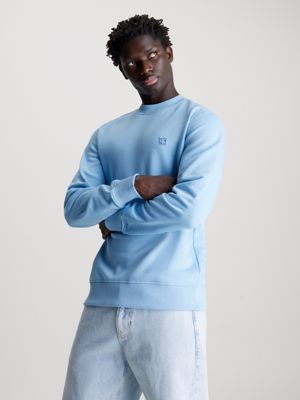 Blue and deals white sweatshirt