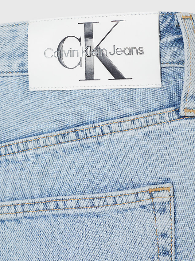 denim wide leg jeans voor heren - calvin klein jeans