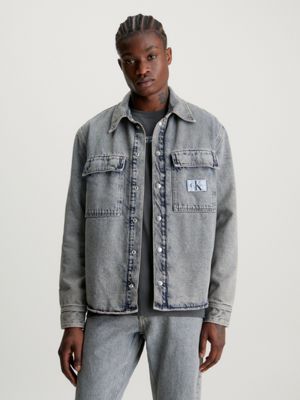 Zip Up Padded Denim Jacket Calvin Klein®