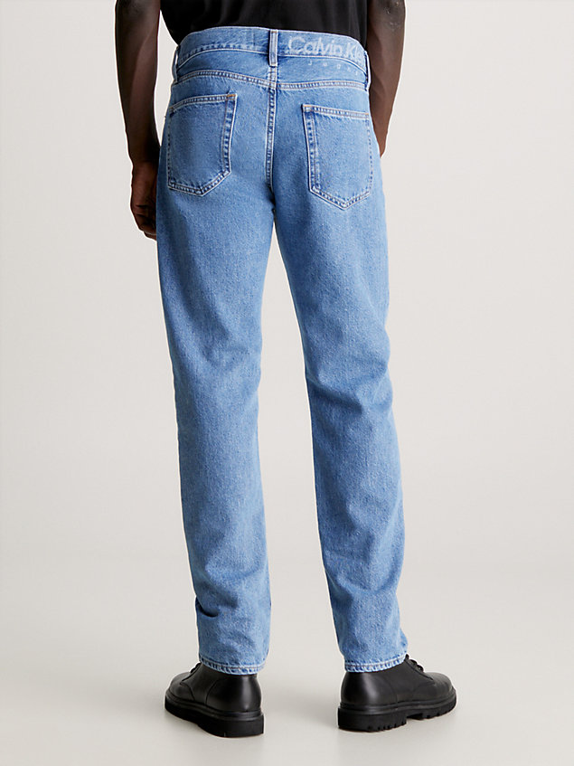 authentic straight jeans denim da uomo calvin klein jeans