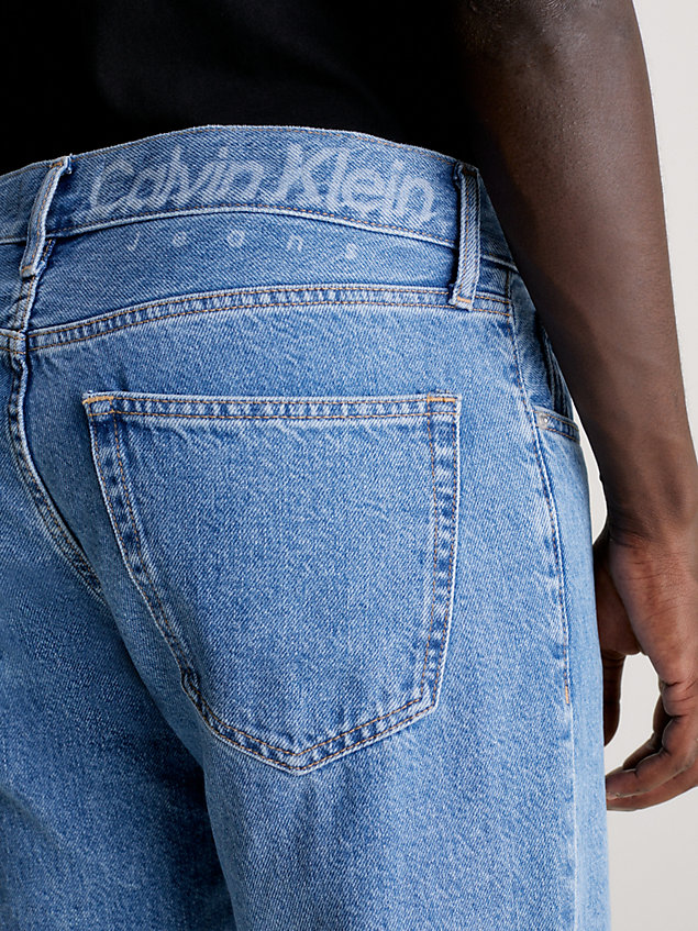 denim authentische straight jeans für herren - calvin klein jeans
