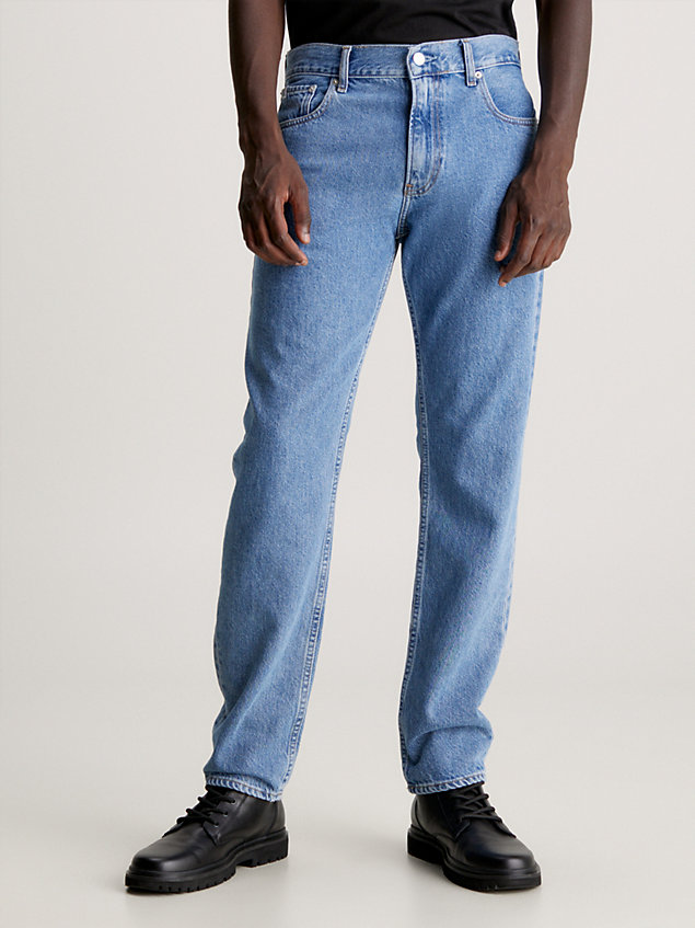 denim authentische straight jeans für herren - calvin klein jeans