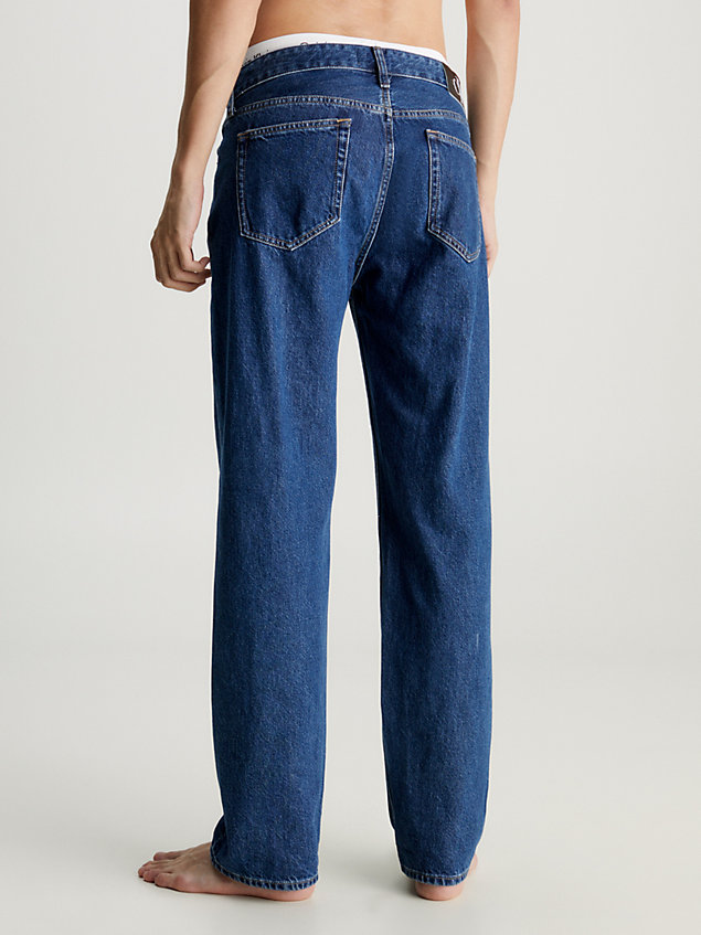 denim jeansy straight w stylu lat 90. dla mężczyźni - calvin klein jeans