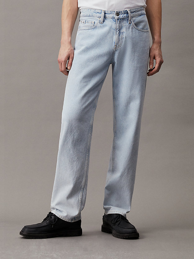 jean straight 90's denim light pour hommes calvin klein jeans