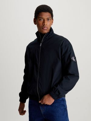 Calvin klein black parka best sale