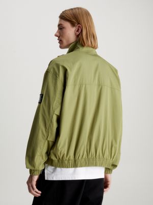Relaxed Cotton Zip Up Jacket Calvin Klein® | J30J325316L9N