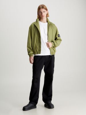 Relaxed Cotton Zip Up Jacket Calvin Klein® | J30J325316L9N